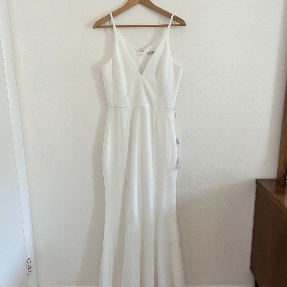 Dress The Population Iris Slit Crepe Gown - Picture 4 of 10